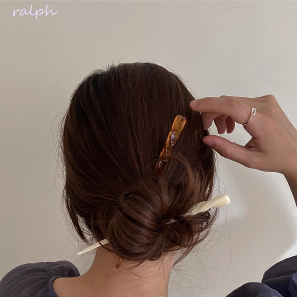 Trâm Cài Tóc Acetate Phong Cách Hàn Quốc Cổ Điển Thời Trang Cho Nữ