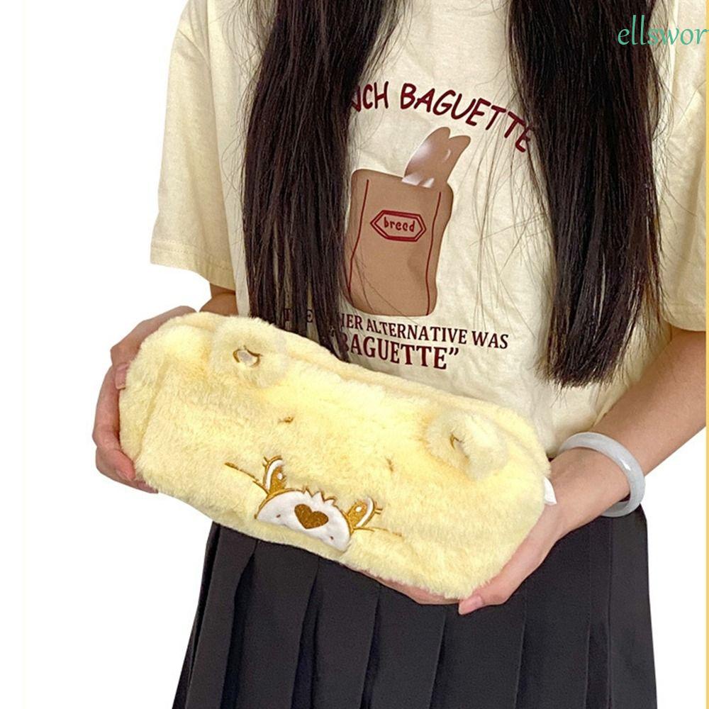 Elsworth Túi Đựng Mỹ Phẩm Vệ Sinh Cá Nhân Đi Du Lịch Hình Gấu Bông Màu Cầu Vồng