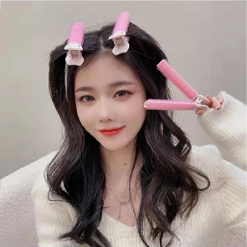 Kẹp Tóc Kulomi Phủ Lông Màu Đất Dễ Thương Thời Trang Cho Nữ