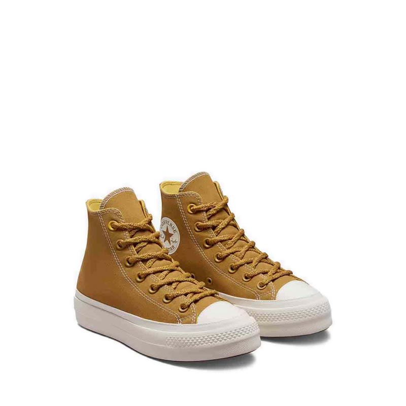 Giày Converse Women' Chuck Taylor All Star Lift Platform Workwear Textiles - Brown