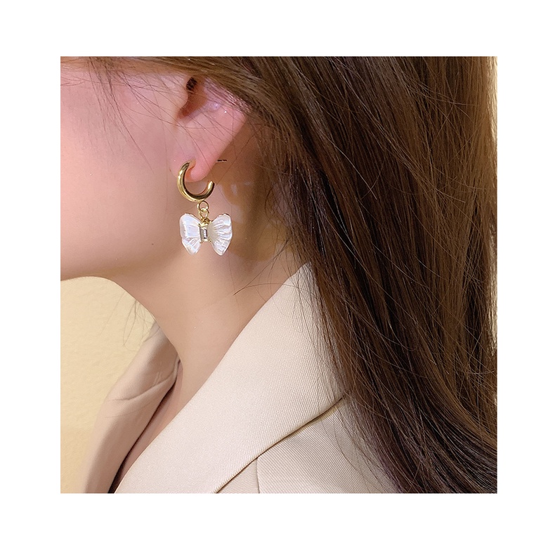 Khuyên Tai Hình Nơ Phong Cách Mới Dành Cho Bạn Nữ