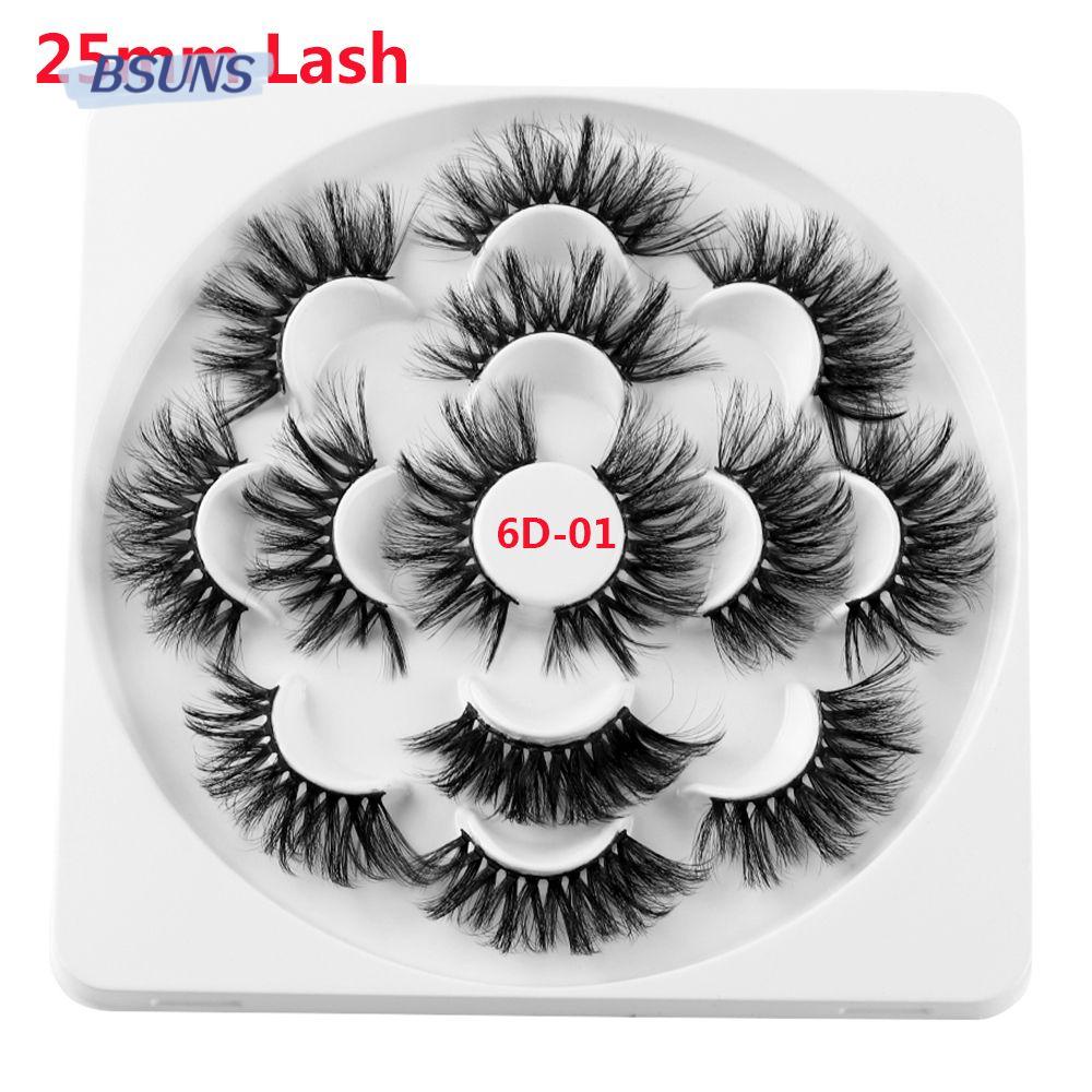 Set 7 Cặp Lông Mi Giả BSUNS SKONHED Trang Điểm Mắt Sành Điệu