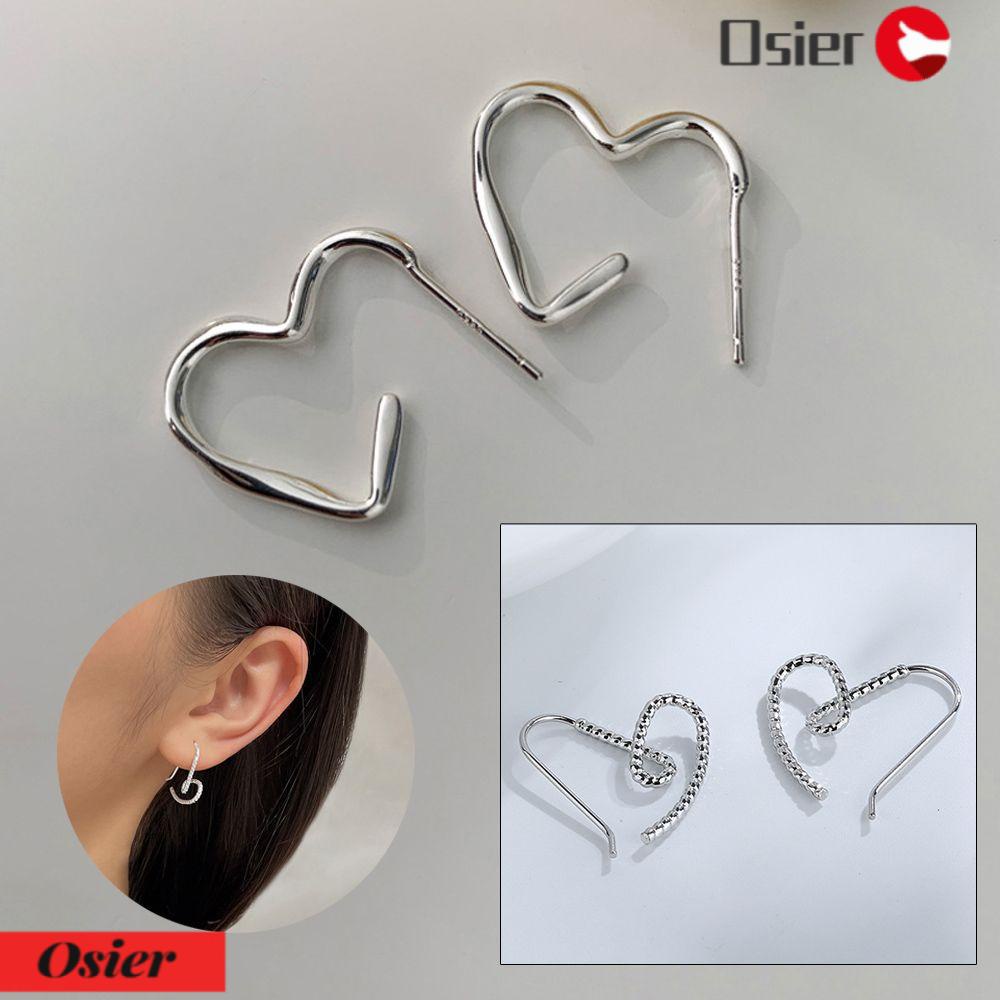 Bông Tai 925 OSIER1 Phong Cách Punk 925 Thời Trang Cho Nữ|Kim Khâu Chuyên Dụng Chất Lượng Cao