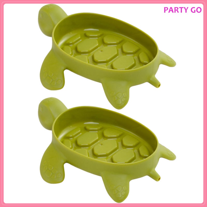 Set 2 Khay Đựng Xà Phòng Hình Rùa Dễ Thương