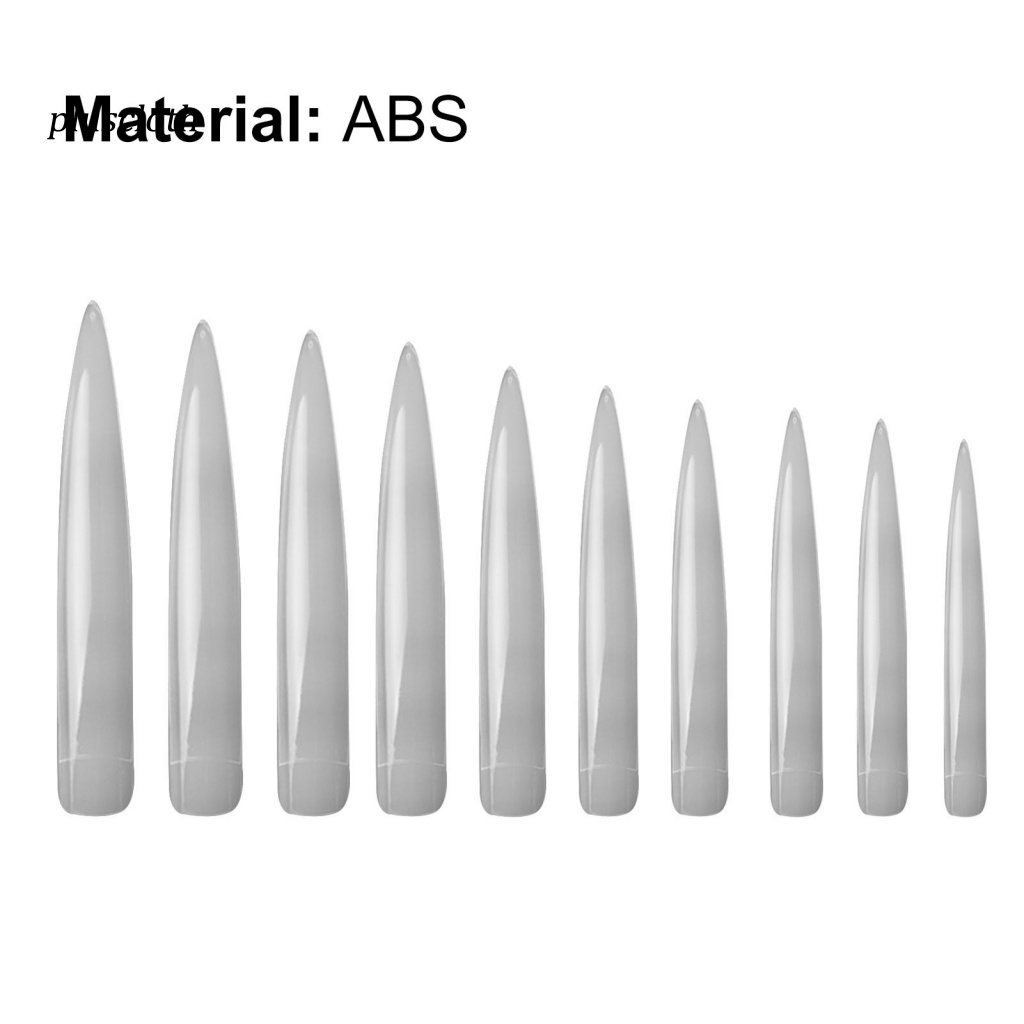 Set 10 Phụ Kiện Trang Trí Móng Tay Siêu Dài Hình Chữ V