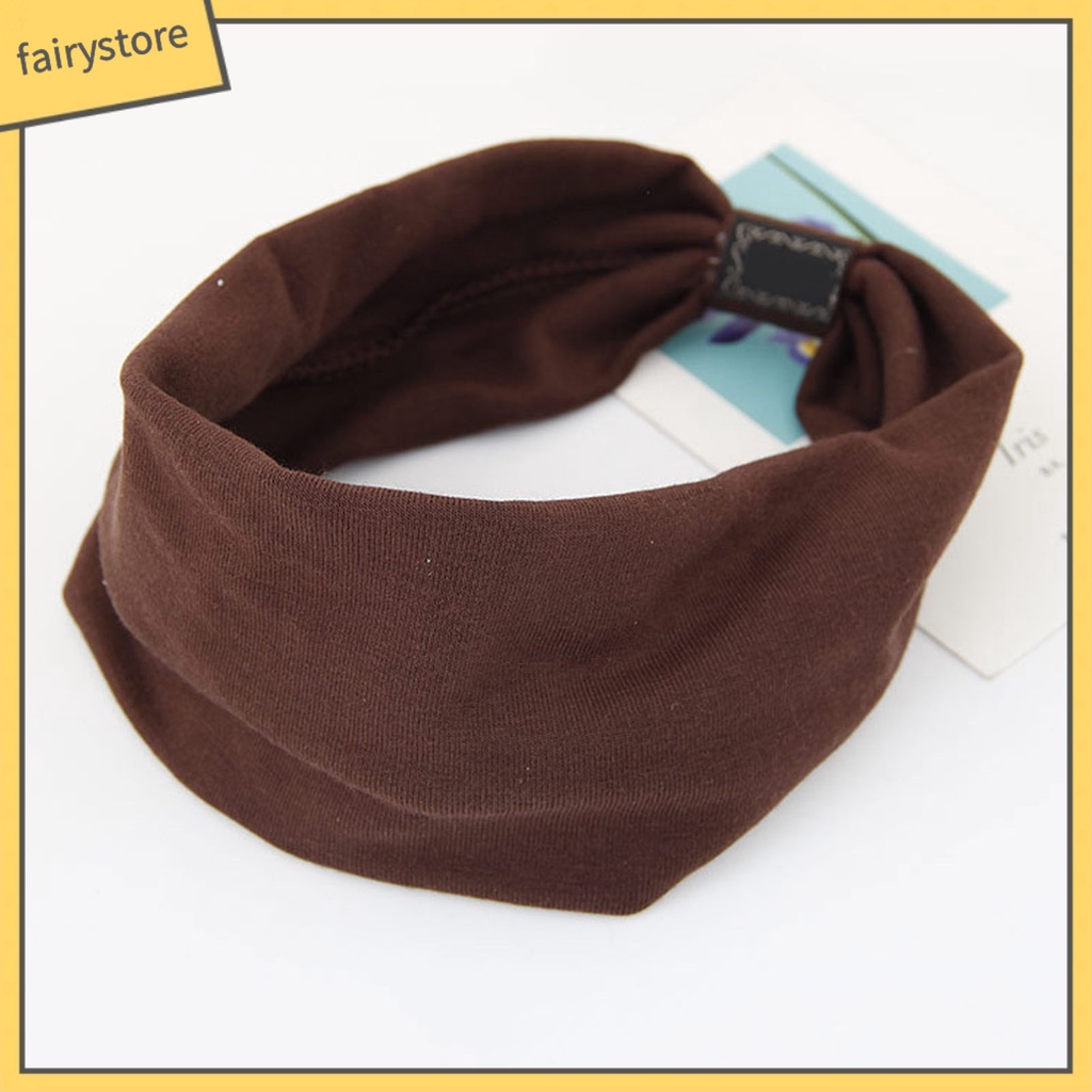 Băng Đô Vải Mềm Co Giãn Thấm Hút Mồ Hôi Thoáng Khí Dành Cho Unisex