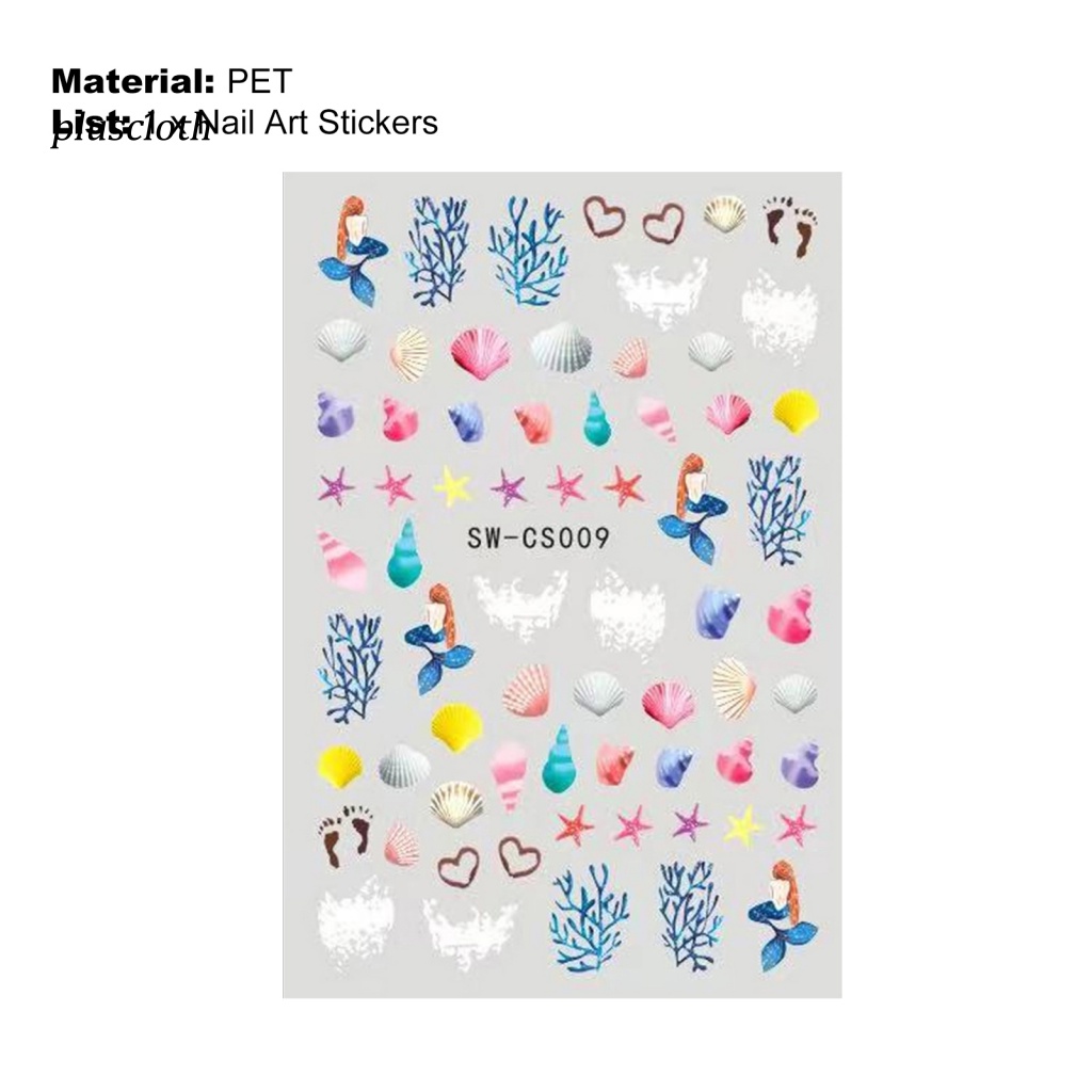 Miếng Dán Móng Tay Tự Dính Không Phai Chống Nước Họa Tiết Hoạt Hình Siêu Mỏng