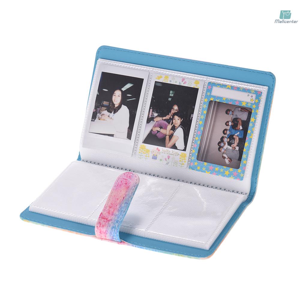 96 Pockets Mini Photo Album Photo Book Album for Fujifilm Instax Mini 9 8 7s 70 25 50s 90 Color Films Photo Camera Paper for Name Card Credit Card