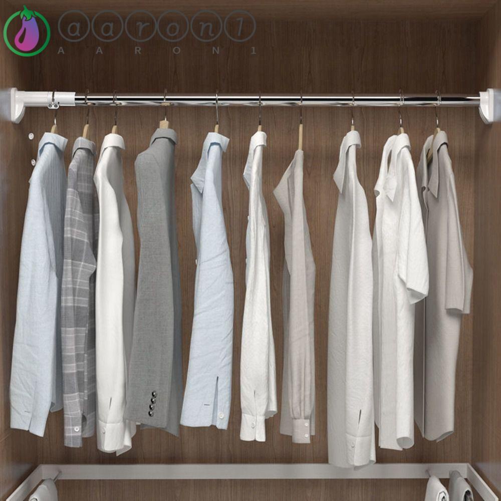 1 Giá Đỡ Treo Rèm Cửa Thu Gọn Đa Năng Không Cần Khoan Lỗ Siêu Dài AARON1