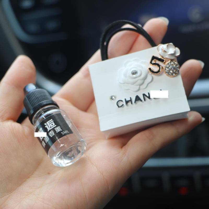 Phụ Kiện Khuếch Tán Tinh Dầu Nước Hoa Xe Hơi Hình Hoa Sơn Trà Túi Xách Thời Trang Làm Từ Thạch Cao Thơm