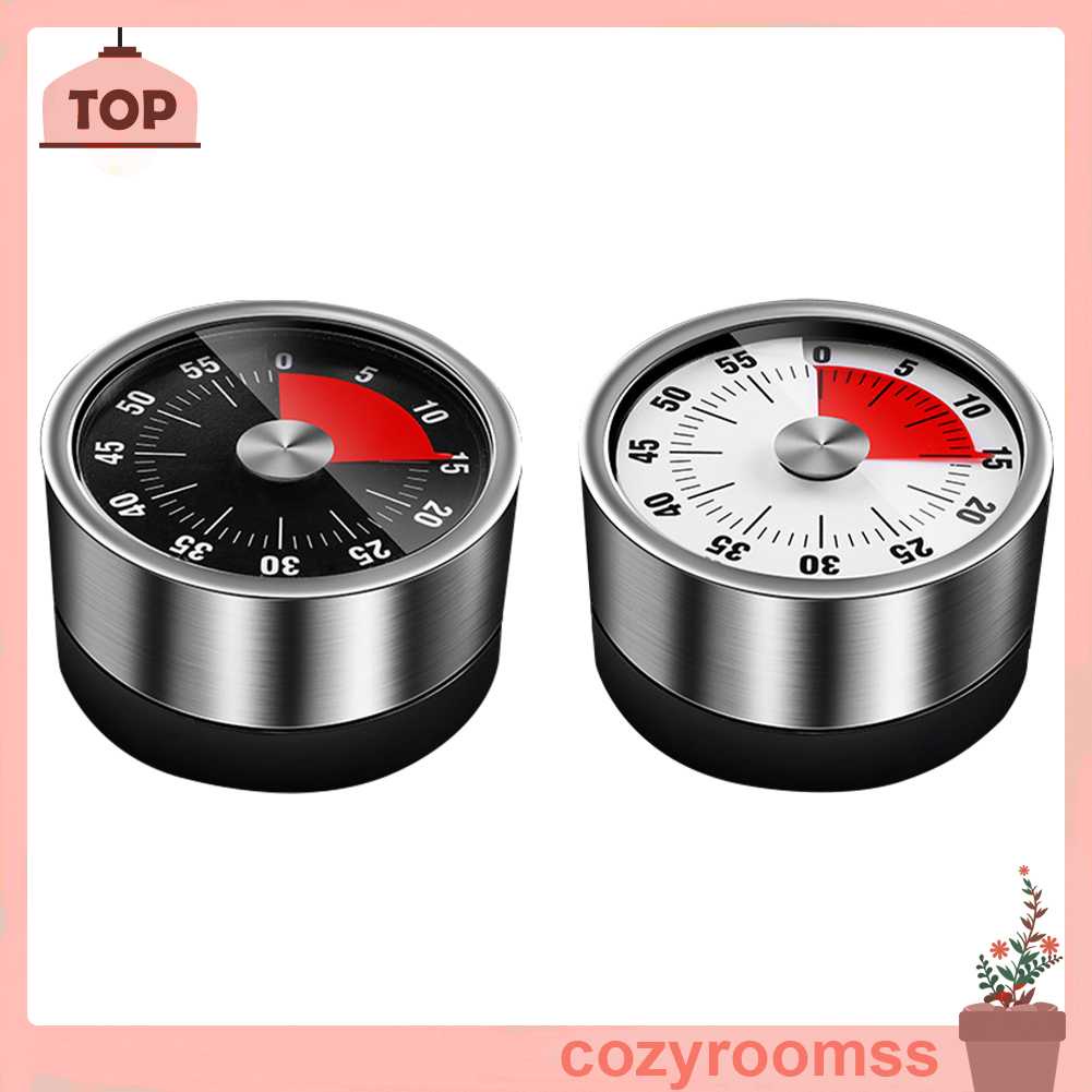 Đồng Hồ Hẹn Giờ Nấu Ăn Từ Tính Bằng Thép Không Gỉ