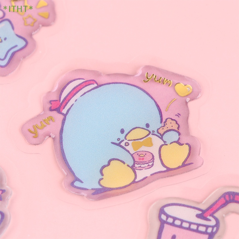SANRIO Miếng Dán Hoạt Hình Chú Ếch Mắt To Dễ Thương Gemini Hello Kitty Gemini Little Pacha Dog Mới