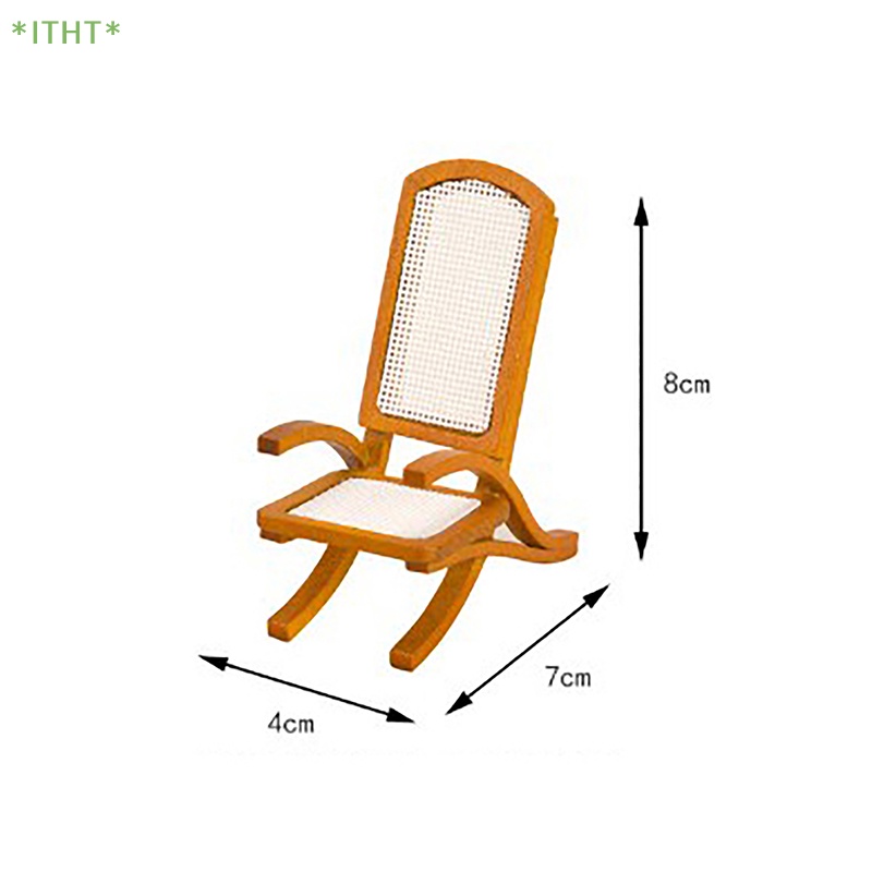 Mô Hình Ghế Mây Mini Trang Trí Nhà Búp Bê Mới