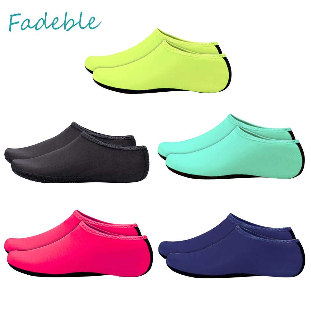 Giày Lặn Biển Màu Sắc Tinh Khiết Chống Trượt Thời Trang Mùa Hè Cho Nam Và Nữ