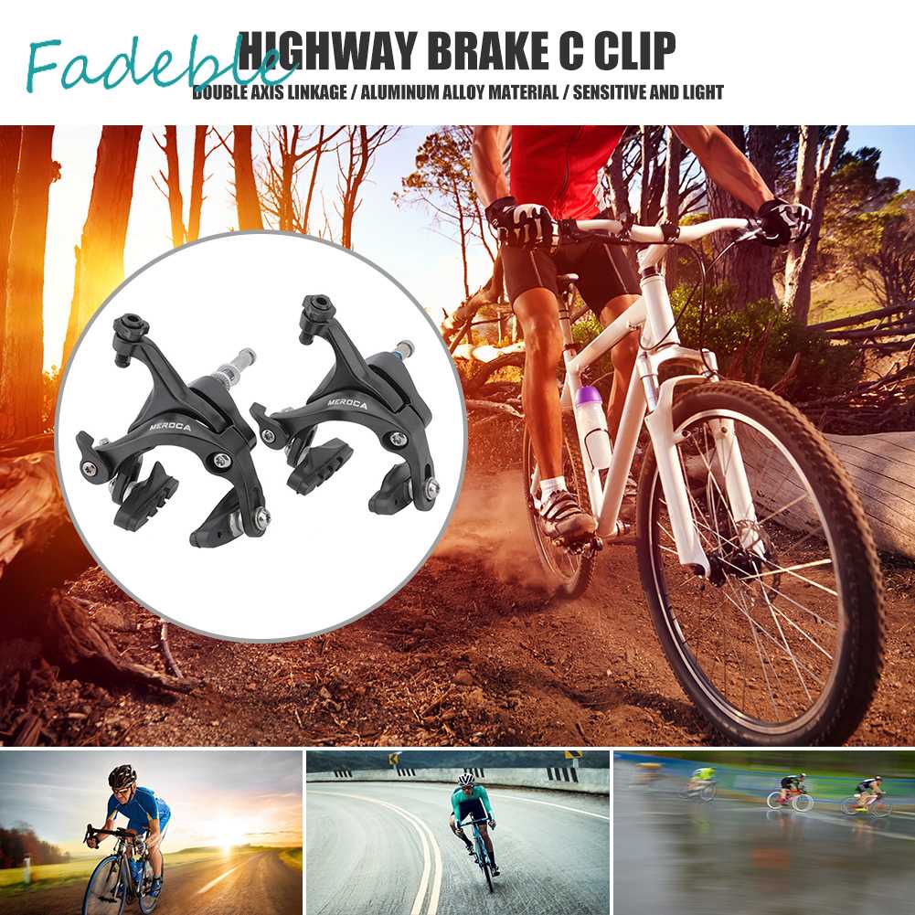 Bộ Kẹp Phanh Trước Và Sau Bằng Nhôm Chuyên Dụng Cho Xe Đạp