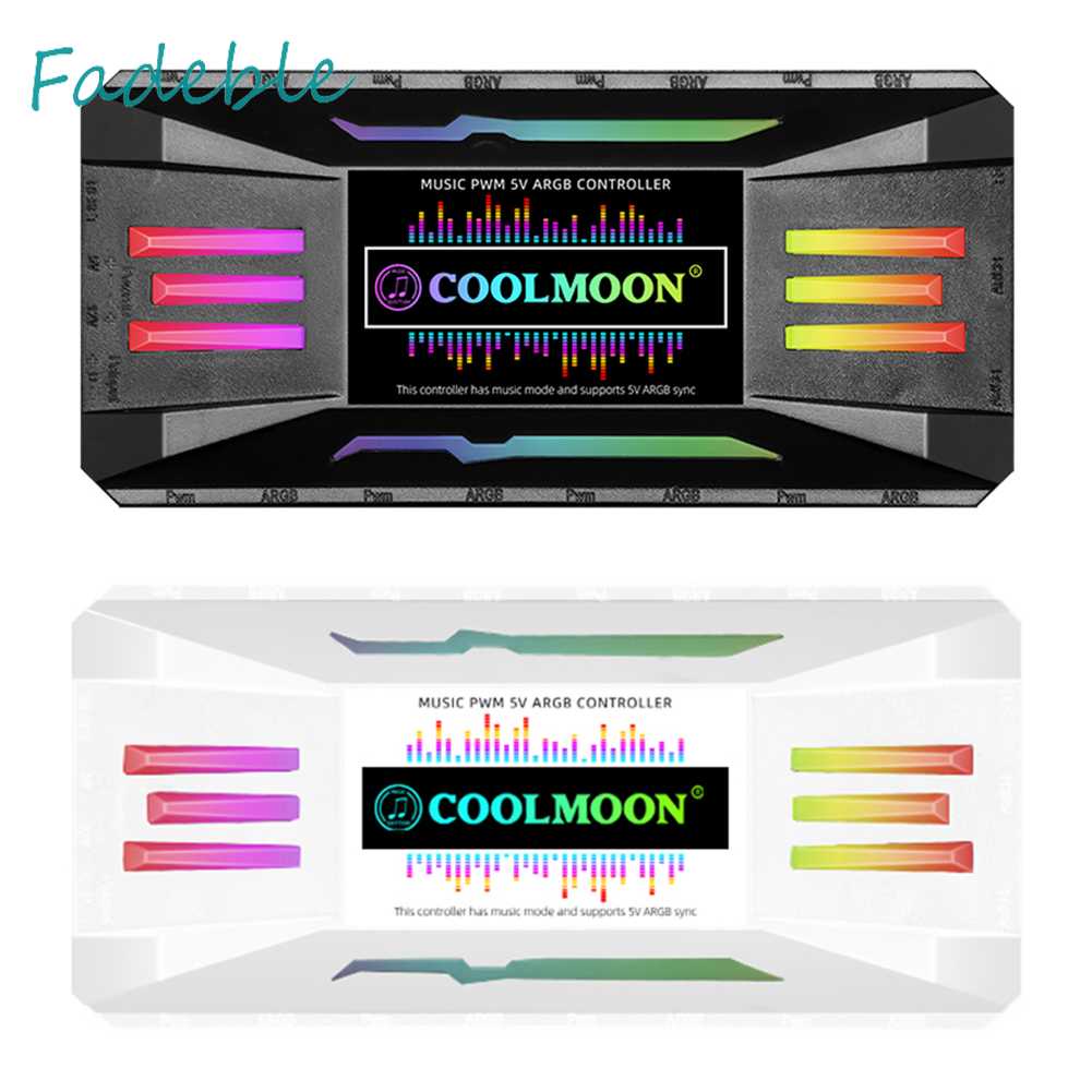 Bộ Điều Khiển CoolMoon ARGB 4 Pin PWM 5V 3 Pin Cho Vỏ Khung Gầm PC