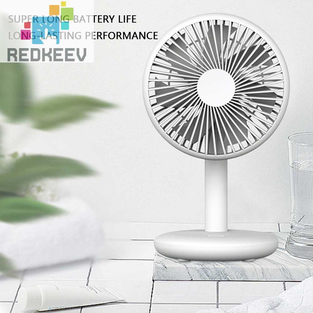 Quạt Sàn Mini 4 Tốc Độ Kèm Sạc USB Tiện Dụng Cho Gia Đình / Văn Phòng / Cắm Trại