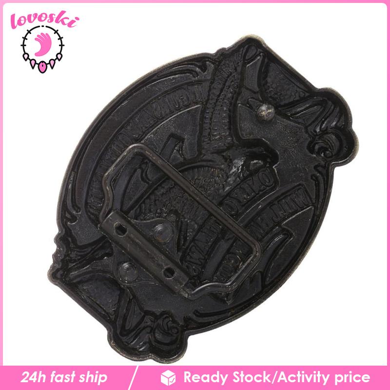 Khóa Thắt Lưng Cao Bồi Đại Bàng Phong Cách Phương Tây Cho Nam 3.6-3.9cm