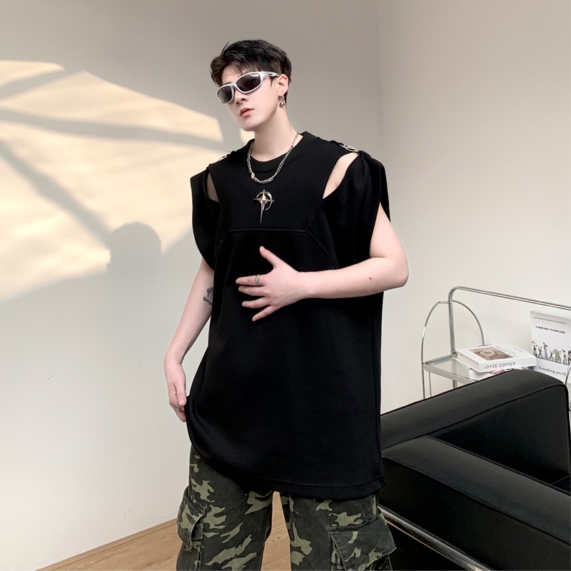 Áo Thun Không Tay Phong Cách Đường Phố Thời Trang Mùa Hè 2023 Mới
