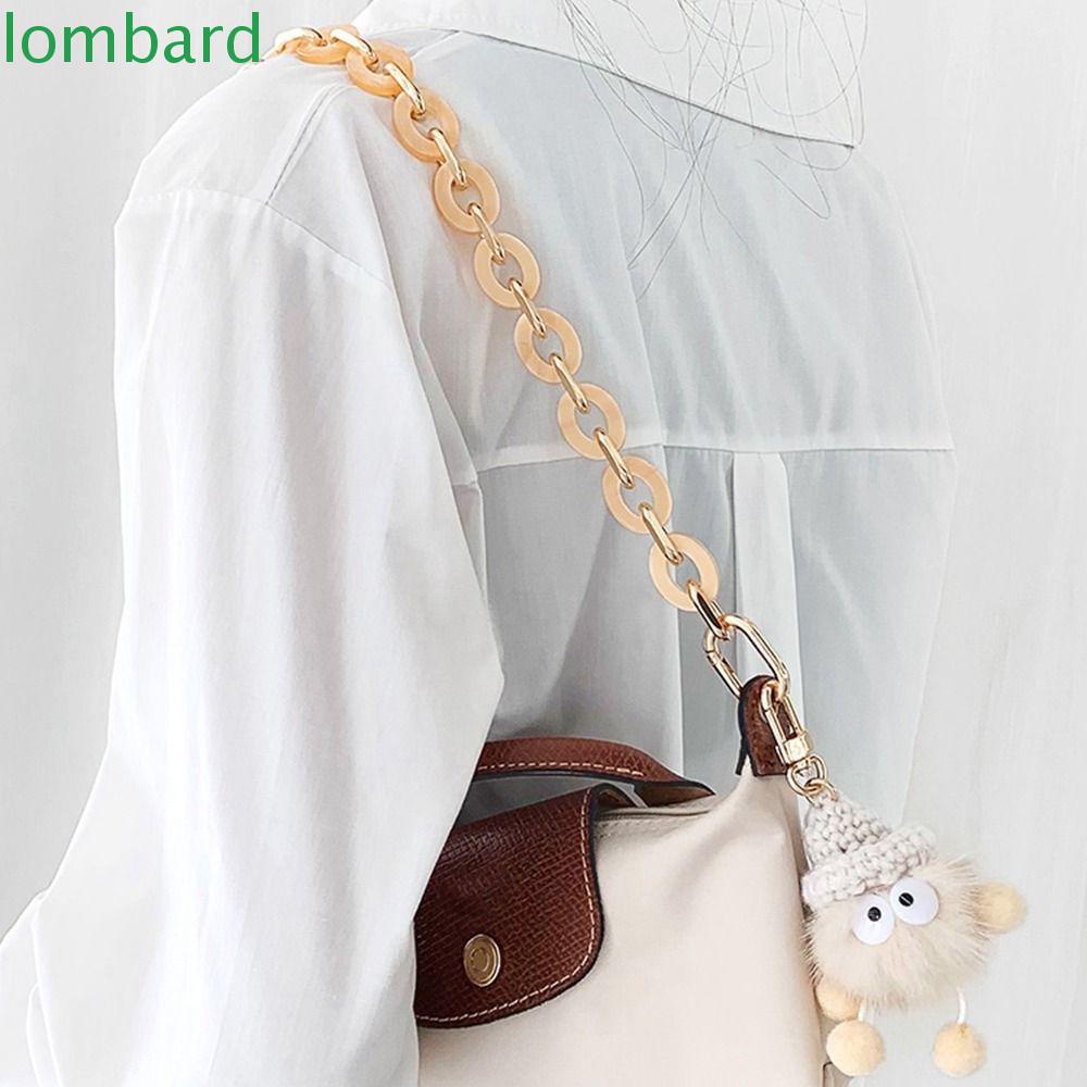 Dây Đeo Túi Xách Bằng Acrylic Bện Sợi Xích Dáng Dài Thời Trang Cho Nữ