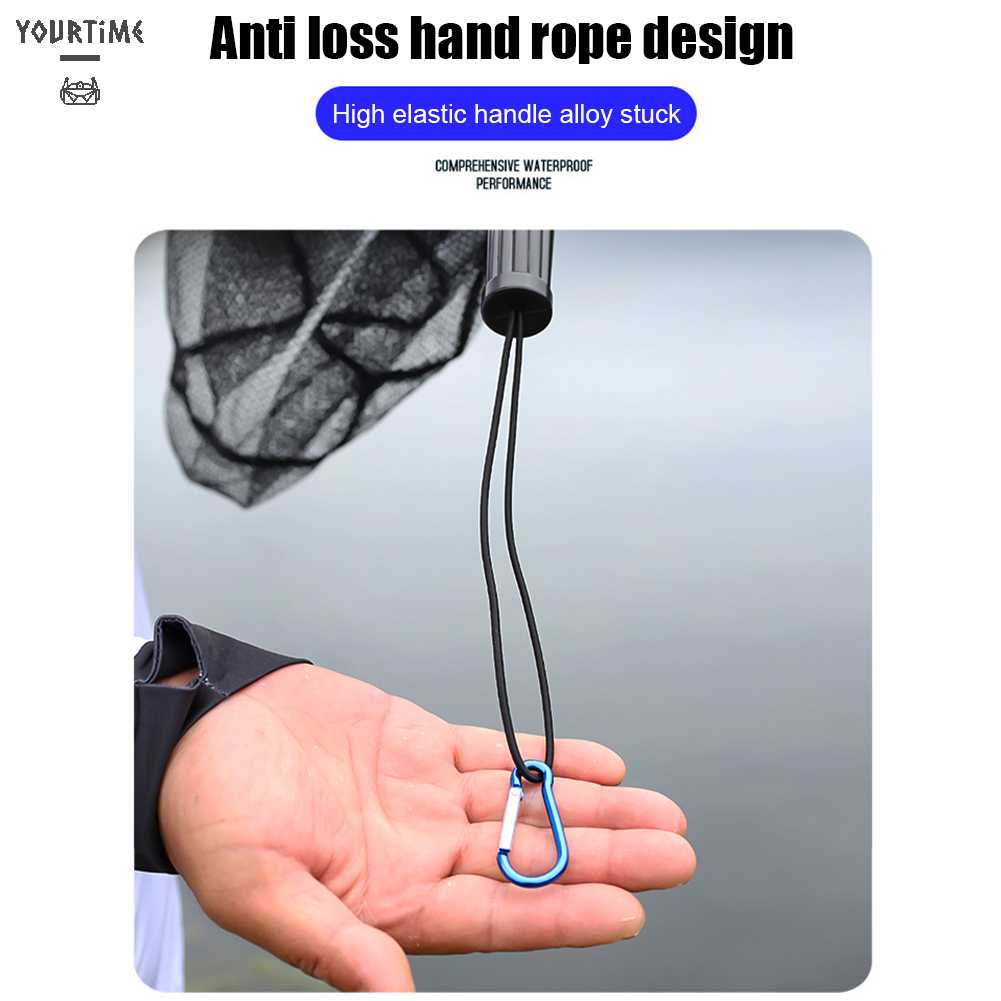 Lưới Bắt Cá 50cm Bằng Hợp Kim Nhôm Có Thể Gập Lại