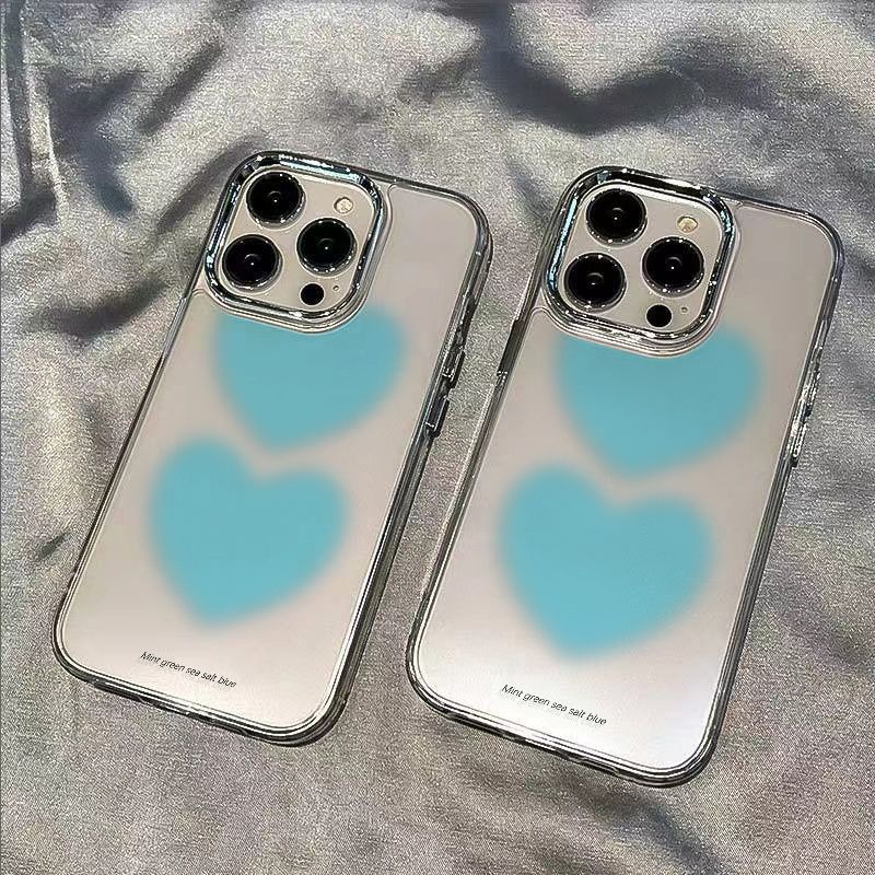 ✅Plus Ốp Điện Thoại Mềm Chống Sốc Họa Tiết Trái Tim Đơn Giản Cho Iphone 8 13 11 14pro 12 7In