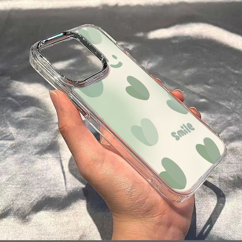 ✅Ốp Điện Thoại Mềm Chống Sốc Họa Tiết Trái Tim 14proins Style max1113 / iPhone12 8 Apple Laugh plus7 Olympuy6