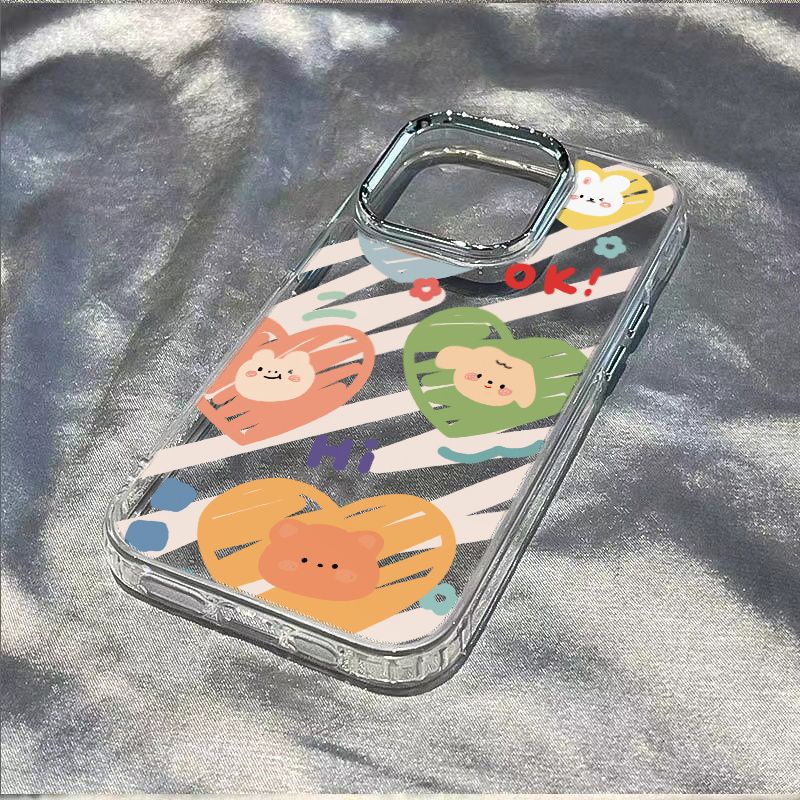 ✅Ốp Điện Thoại Dẻo Họa Tiết Động Vật Nhỏ Dễ Thương Chống Sốc Cho iPhone1214pro7ins max13811 plusxs 0XDO