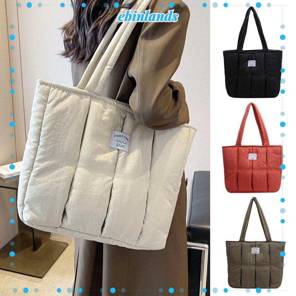 Túi Xách Đeo Vai Cỡ Lớn Họa Tiết Kẻ Sọc Thời Trang