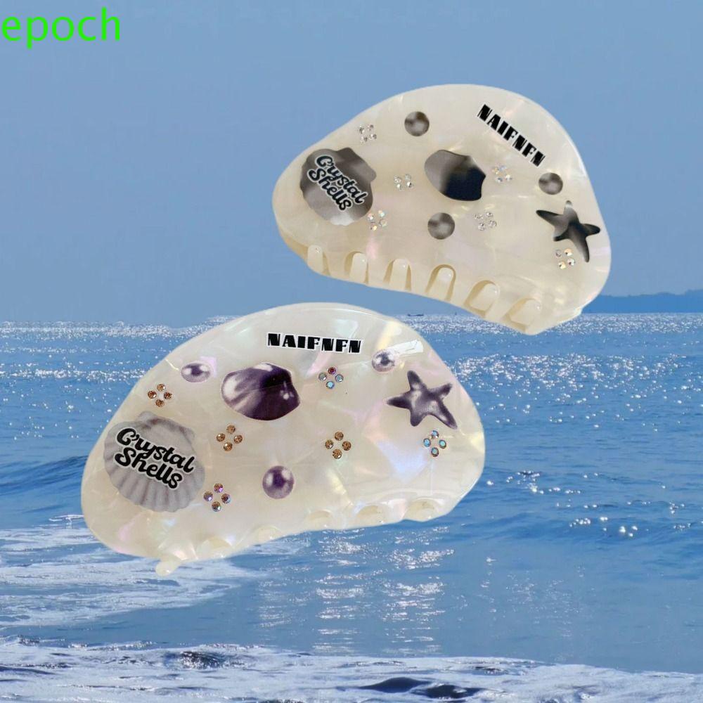 Epoch Kẹp Tóc Hình Sao Biển / Cá Mập Cỡ Lớn Phong Cách Hàn Quốc Dễ Thương Thời Trang Cho Nữ