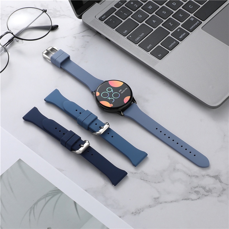 HUAWEI Dây Đeo Silicone 20 / 22mm Cho Đồng Hồ Thông Minh Samsung Galaxy 4 5 / classic 46mm / Active 2 40mm / 44mm Gear S3 GT / 2e / 3 / Pro