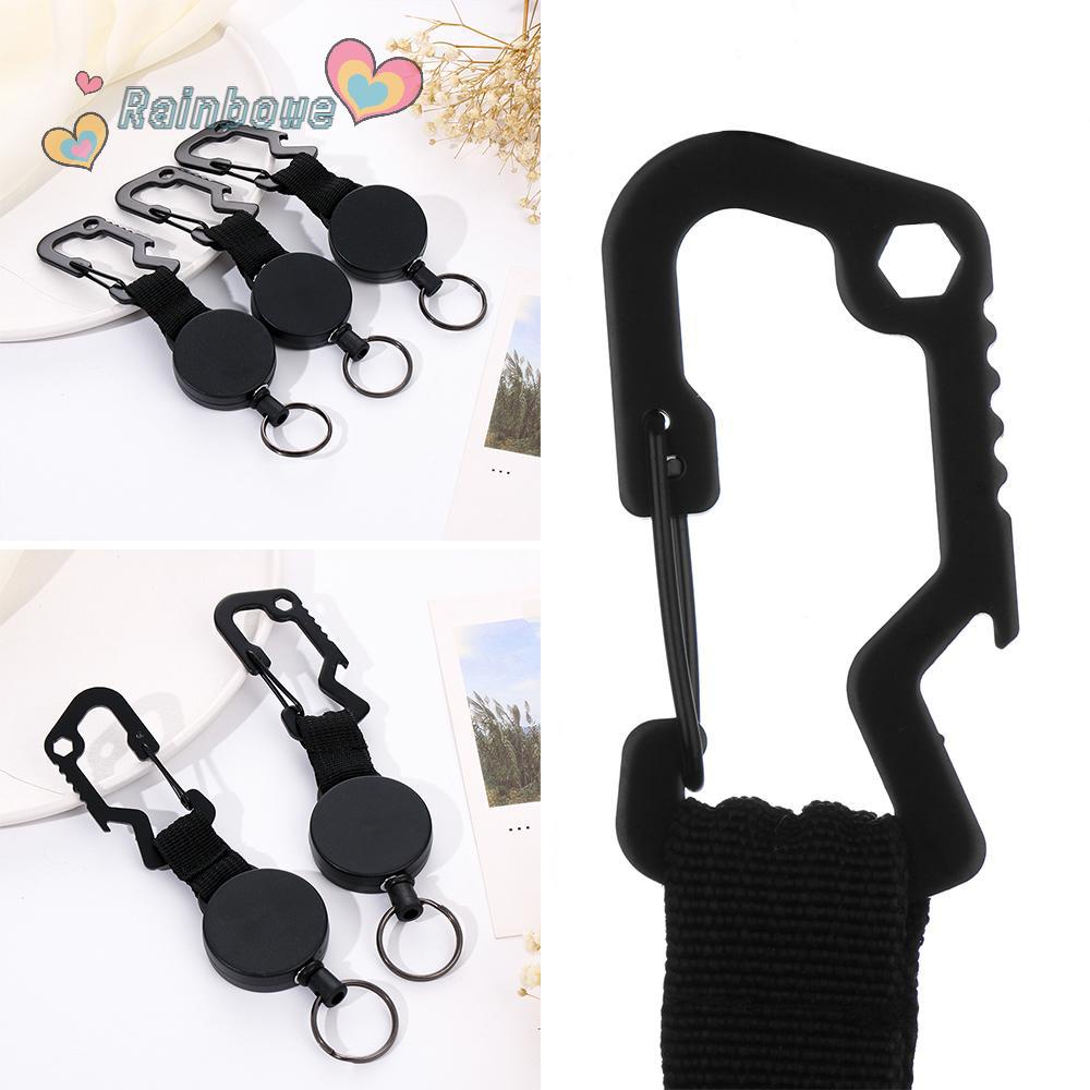 Móc Khóa Có Thể Thu Gọn Màu Cầu Vồng Giá Đỡ