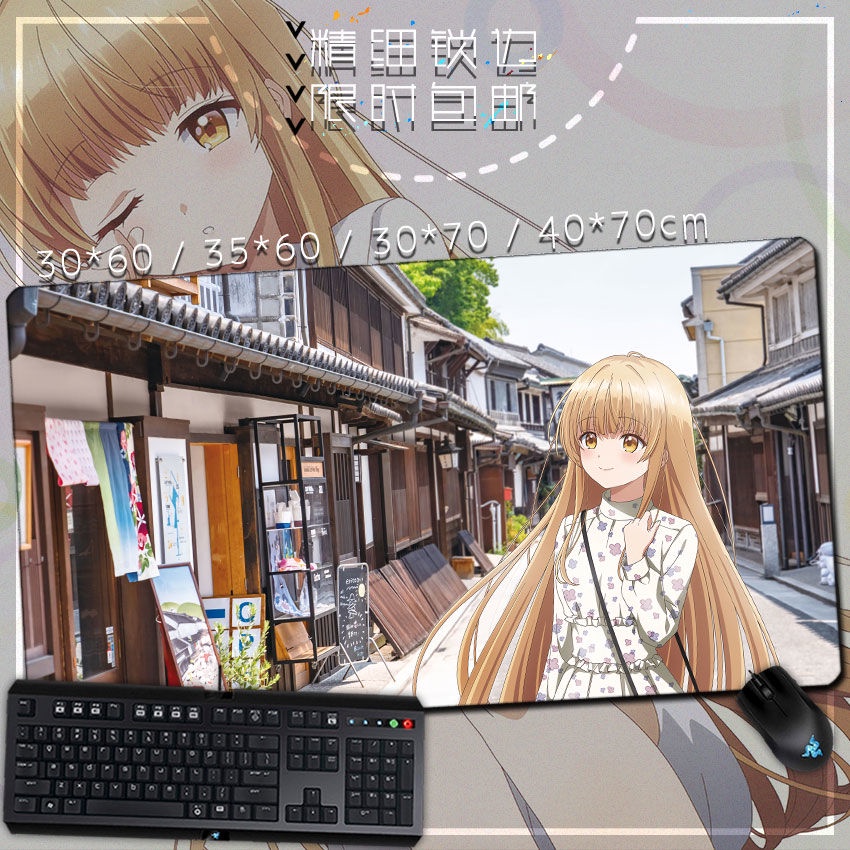The Angel Next Door Spoils Me Rotten Shiina Mahiru Mouse pad desk mat