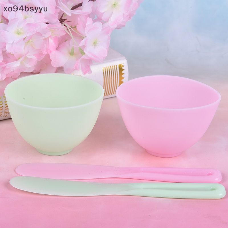 Set 2 Dụng Cụ Trộn Đắp Mặt Nạ Bằng Silicon Xo94Bsyu