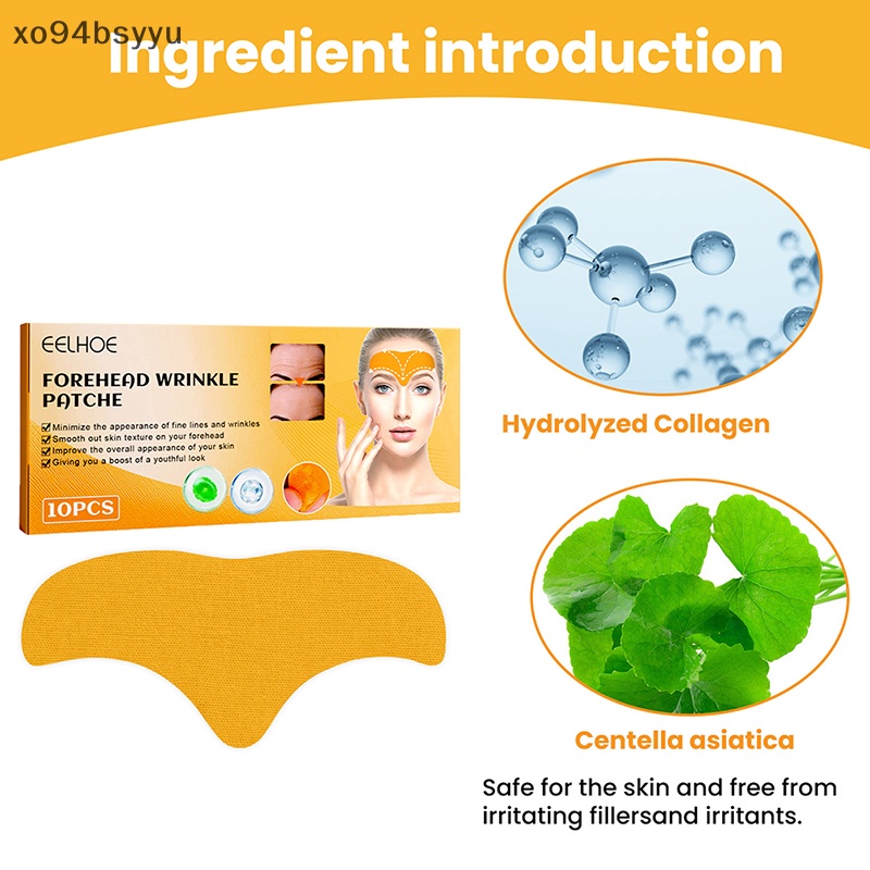 Set 10 Miếng Dán Loại Bỏ Nếp Nhăn Ở Trán Xo94Bsyu