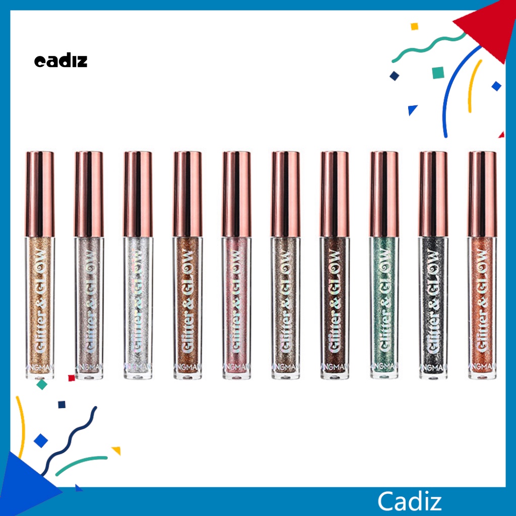 Set 10 Phấn Mắt Dạng Lỏng Chống Nhòe Màu Sắc Long Lanh Quyến Rũ