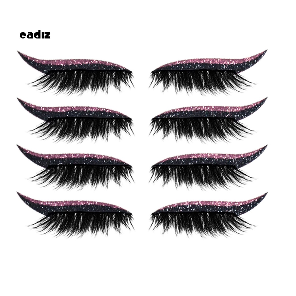 Set 4 Cặp Lông Mi Giả 2 Trong 1 Có Thể Tái Sử Dụng