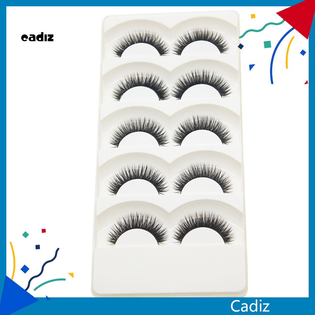 Bộ 5 Cặp Lông Mi Giả Mềm Mại Và Dày