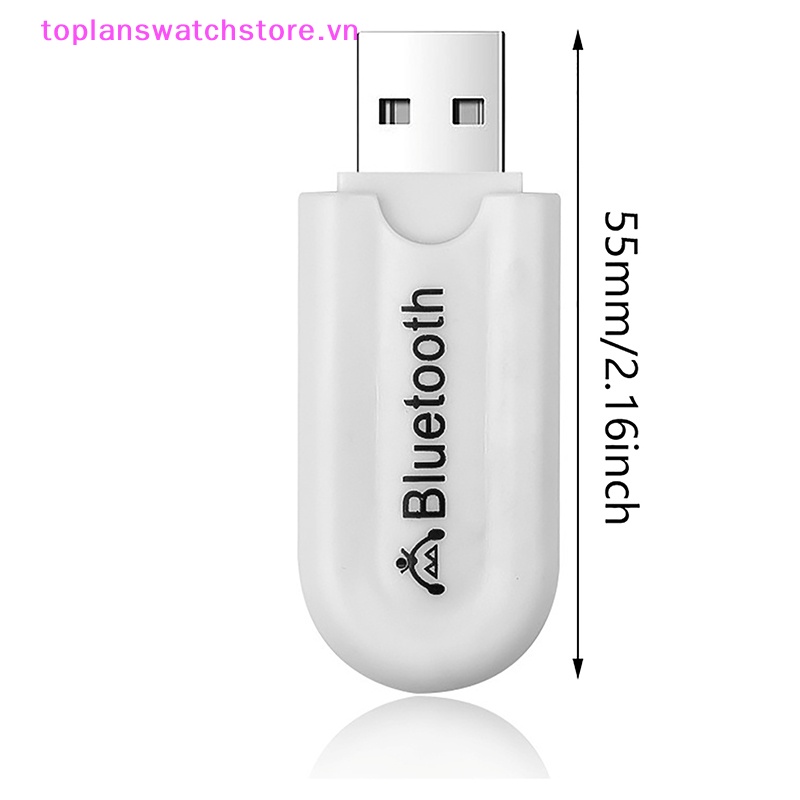 Thiết Bị Nhận Tín Hiệu Bluetooth Không Dây Jack Cắm 3.5mm Cho Máy Tính / Xe Hơi