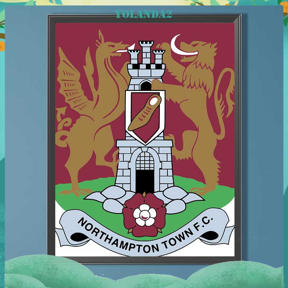 Tranh Đính Đá Kim Cương Toàn Bộ 5D DIY Hình Vẽ Thành Phố Northampton