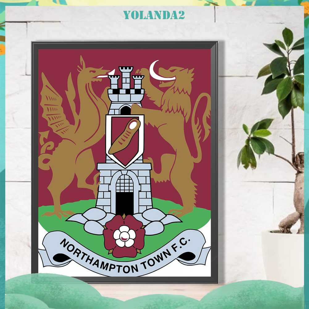 Tranh Đính Đá Kim Cương Toàn Bộ 5D DIY Hình Vẽ Thành Phố Northampton