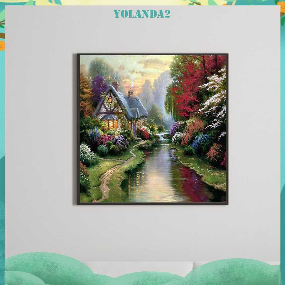 Tranh Đính Đá Kim Cương Toàn Bộ 5D DIY Hình Vẽ Nghệ Thuật Trang Trí Nhà Cửa