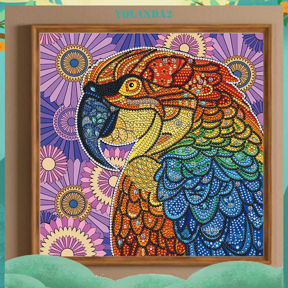 Bộ Tranh Đính Đá 5D Họa Tiết Động Vật Độc Đáo DIY Dùng Trang Trí Nhà Cửa