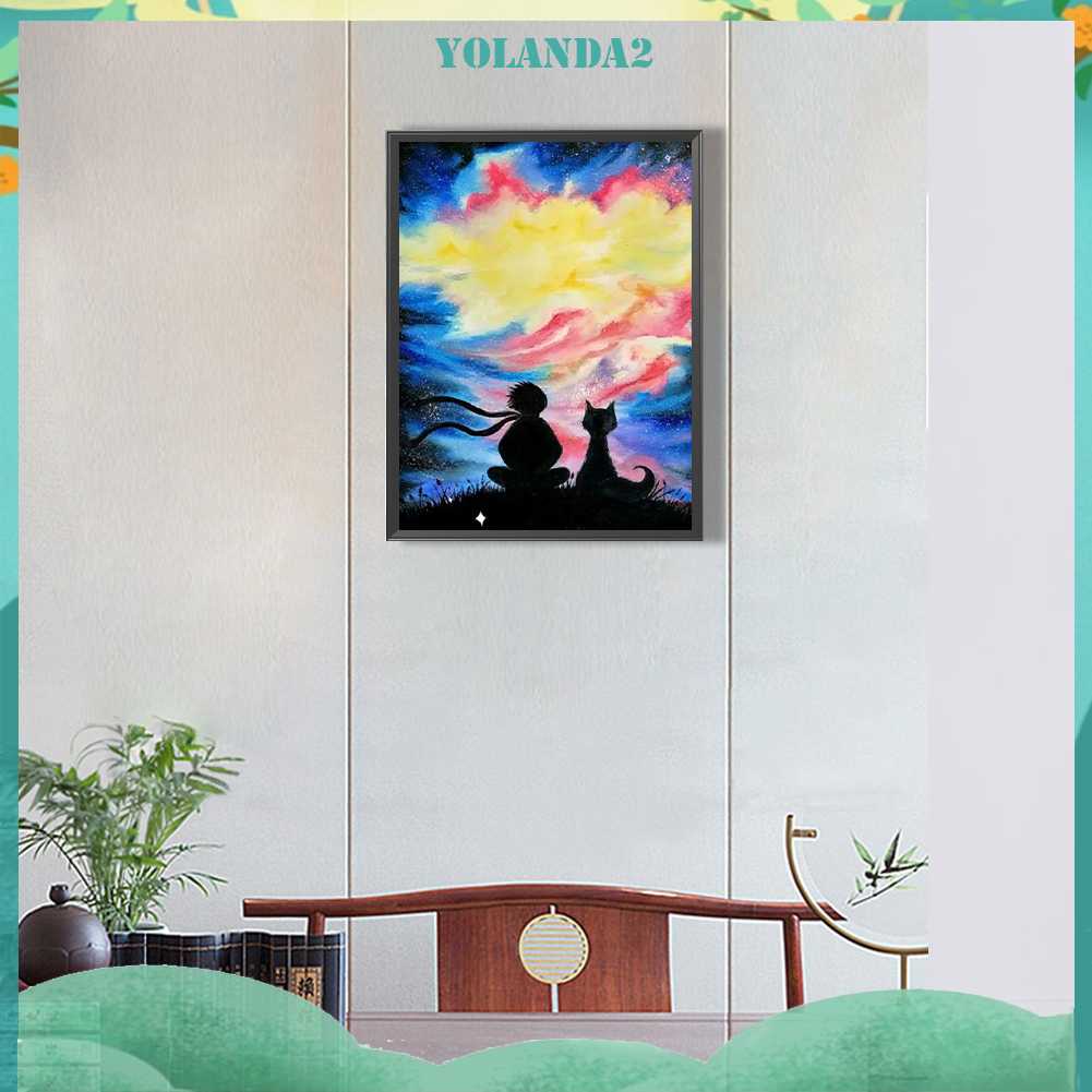 Tranh Đính Đá Kim Cương Toàn Bộ 5D DIY Hình Vẽ Phong Cảnh Trang Trí Nhà Cửa