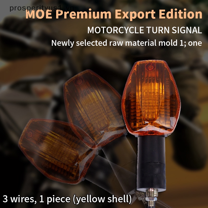 1 [prosperityus1] 2 / 3 Dây Đèn Xi Nhan Trước Và Sau Siêu Bền Chất Lượng Cao Cho Xe Máy / Xe Hơi