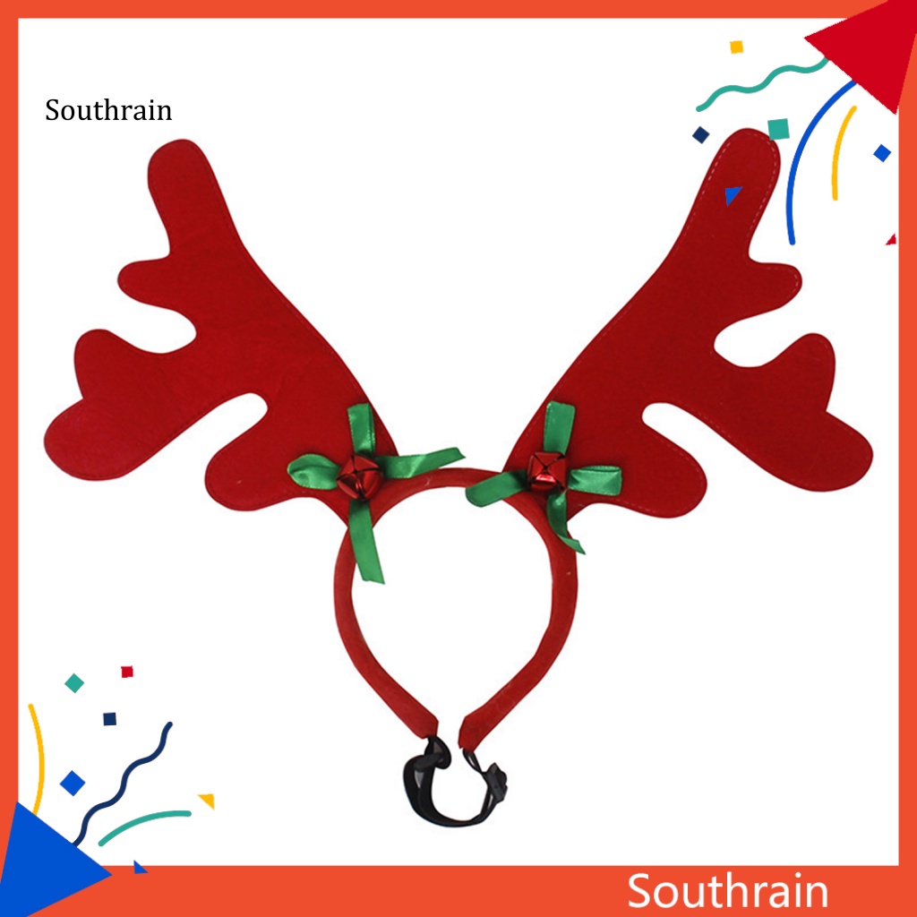 Băng Đô Cài Tóc Hình Sừng Hươu Có Thể Điều Chỉnh Cho Thú Cưng