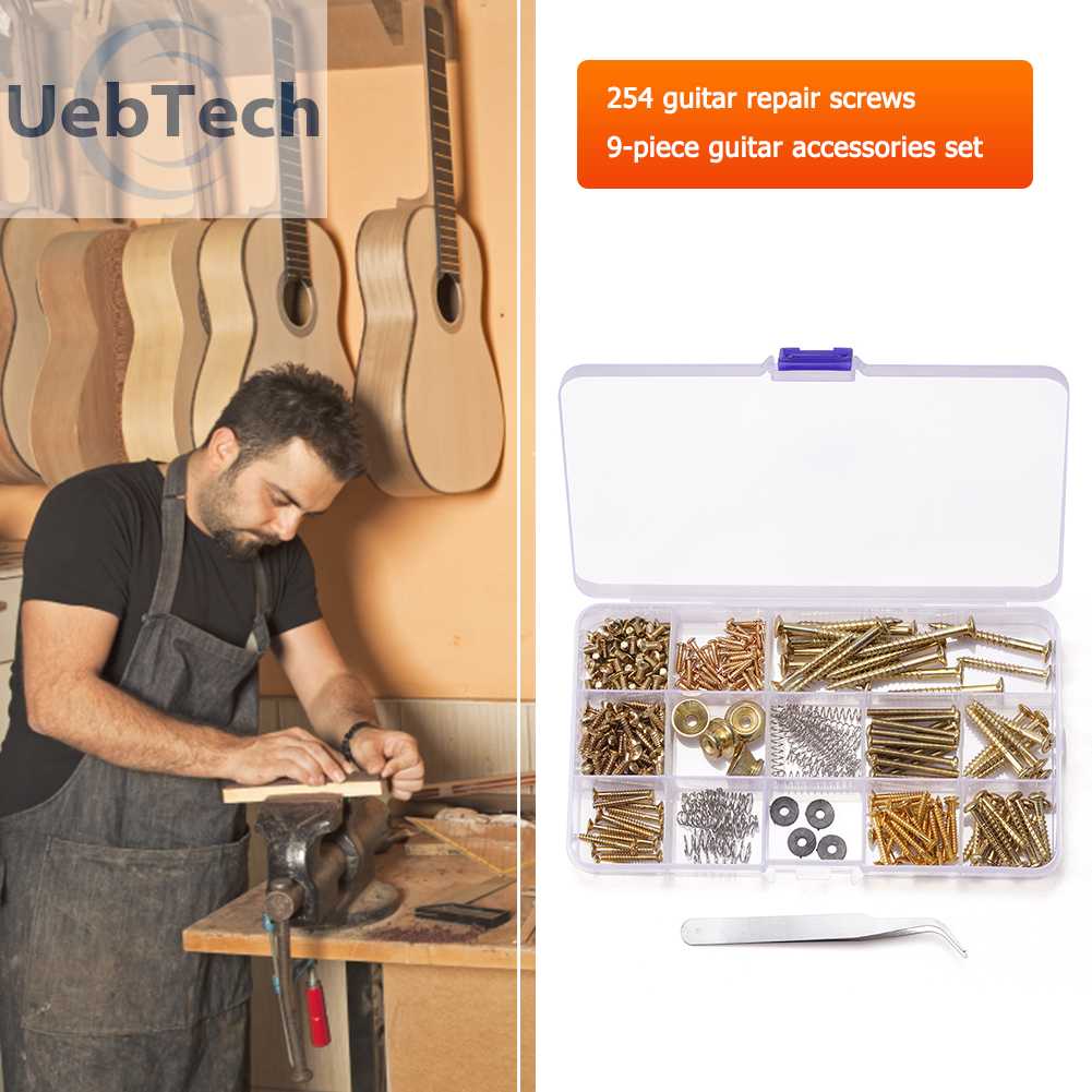 Hộp 254 Ốc Vít Thay Thế Cho Đàn Guitar Điện DIY