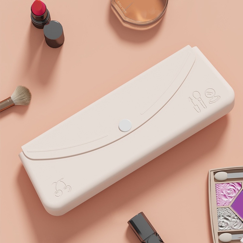 Túi Đựng Cọ Trang Điểm Bằng Silicon Mềm Nhỏ Gọn Dễ Thương