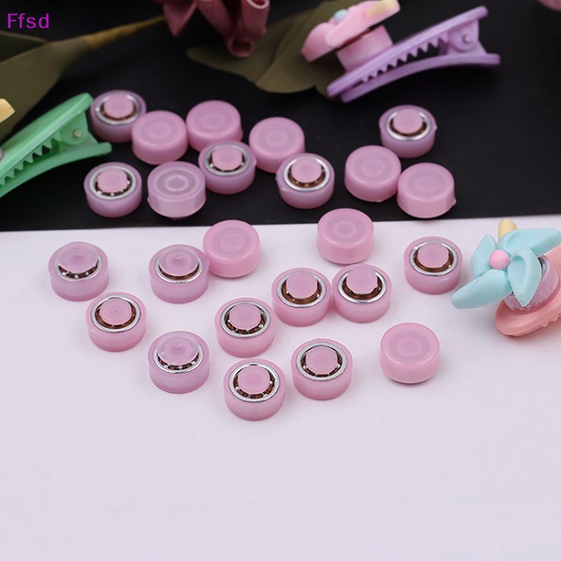 {Ffsd} Set 10 Phụ Kiện Hạt Xoay Trang Trí Móng Tay Thông Dụng * Hàng Bán Chạy