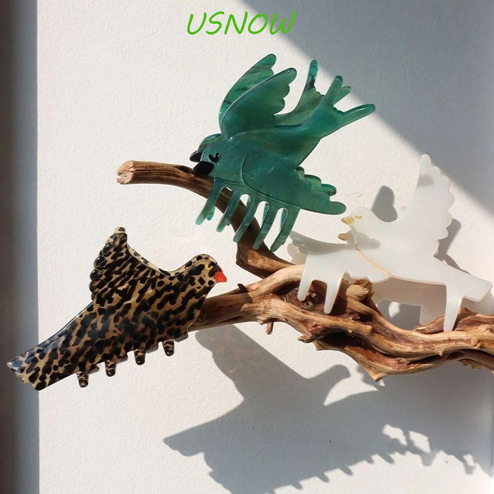 Kẹp Tóc Hình Hoạt Hình Bằng Lông Ngỗng Xinh Xắn Cho Nữ